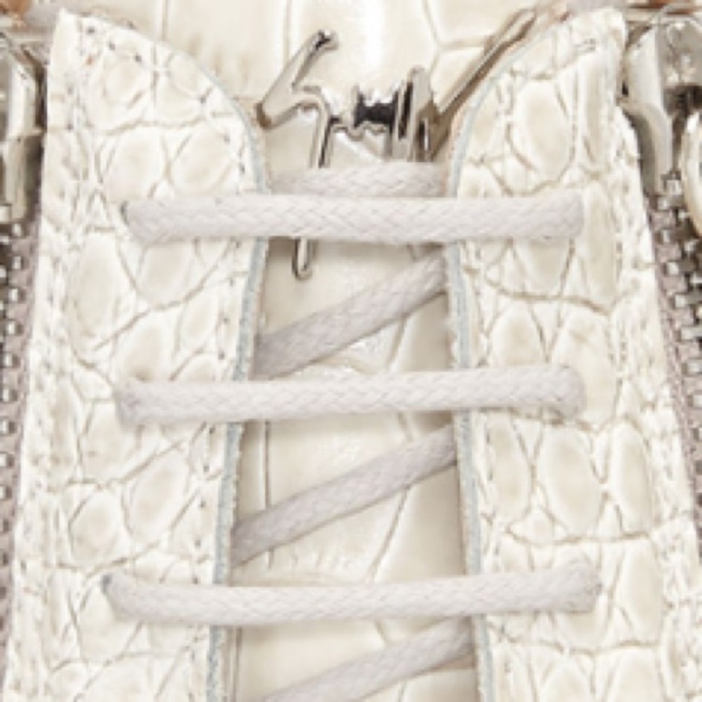 giuseppe zanotti jr NIB snake embossed lowtops - Picture 5 of 5